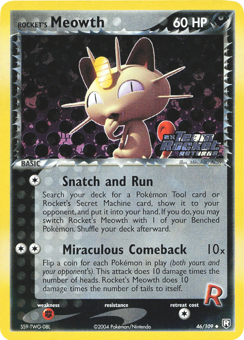 Rocket's Meowth (46/109) (Stamped) [EX: Team Rocket Returns] | Play N Trade Winnipeg