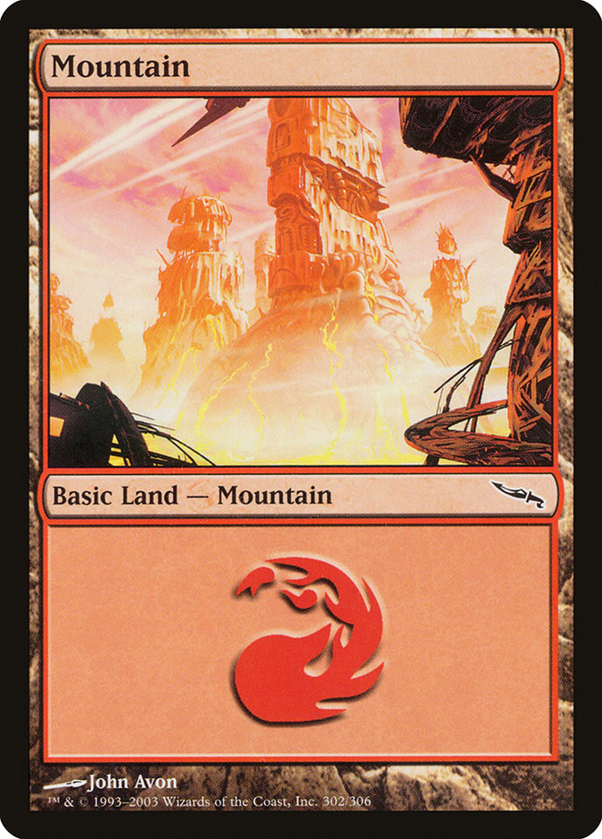 Mountain (302) [Mirrodin] | Play N Trade Winnipeg