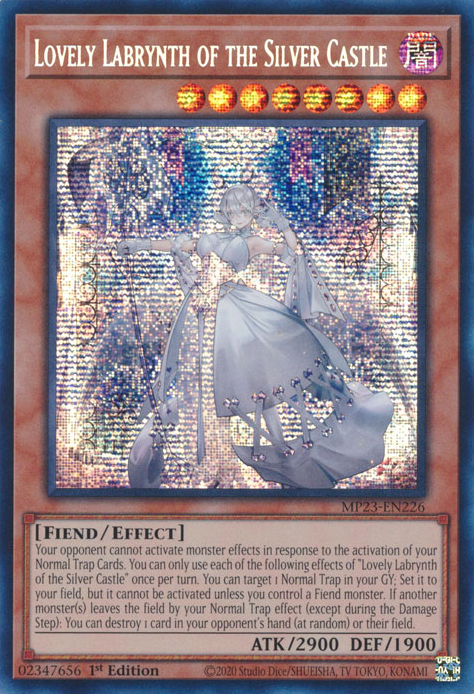 Lovely Labrynth of the Silver Castle [MP23-EN226] Prismatic Secret Rare | Play N Trade Winnipeg