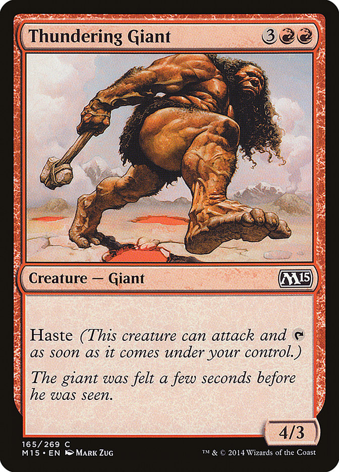 Thundering Giant [Magic 2015] | Play N Trade Winnipeg