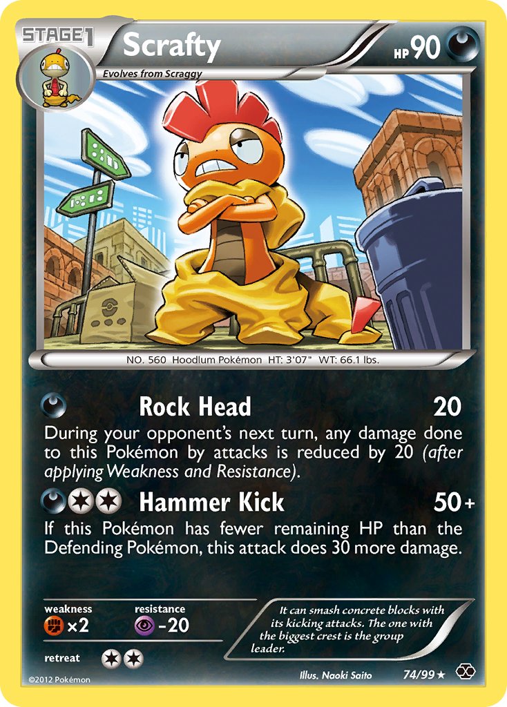 Scrafty (74/99) (Theme Deck Exclusive) [Black & White: Next Destinies] | Play N Trade Winnipeg