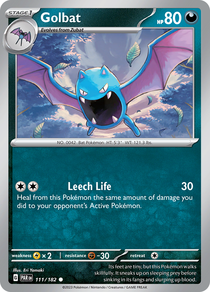 Golbat (111/182) [Scarlet & Violet: Paradox Rift] | Play N Trade Winnipeg