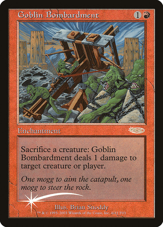 Goblin Bombardment [Friday Night Magic 2003] | Play N Trade Winnipeg