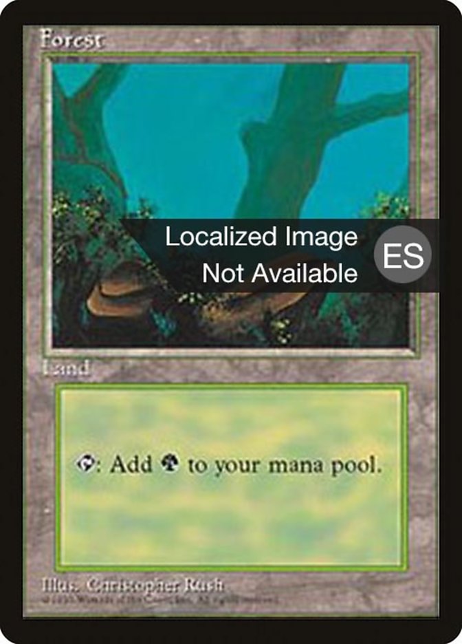 Forest (A) [Fourth Edition (Foreign Black Border)] | Play N Trade Winnipeg