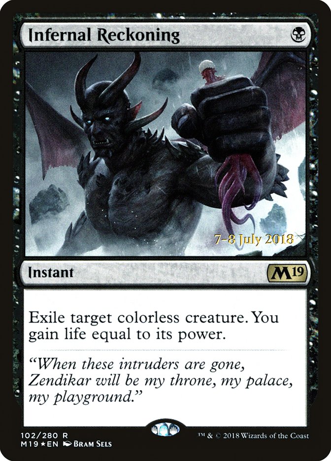 Infernal Reckoning  [Core Set 2019 Prerelease Promos] | Play N Trade Winnipeg