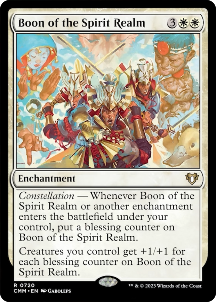 Boon of the Spirit Realm [Commander Masters] | Play N Trade Winnipeg