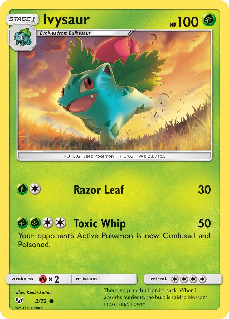 Ivysaur (2/73) [Sun & Moon: Shining Legends] | Play N Trade Winnipeg