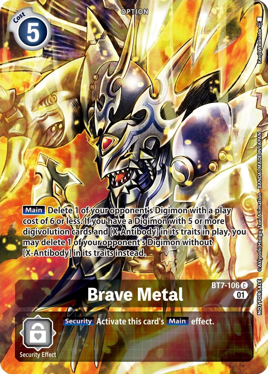 Brave Metal [BT7-106] (Premium Deck Set) [Next Adventure Promos] | Play N Trade Winnipeg