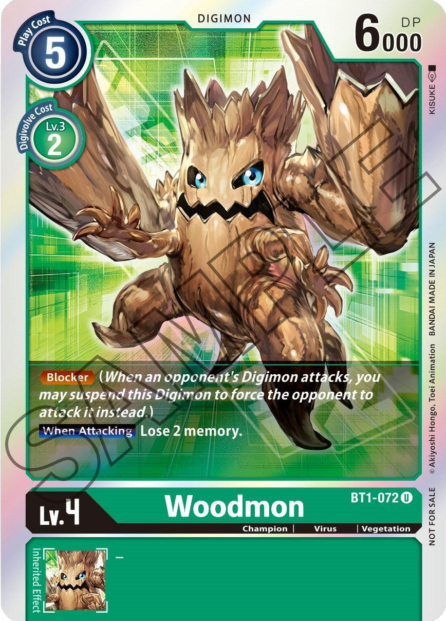 Woodmon [BT1-072] (Event Pack 1) [Release Special Booster Promos] | Play N Trade Winnipeg