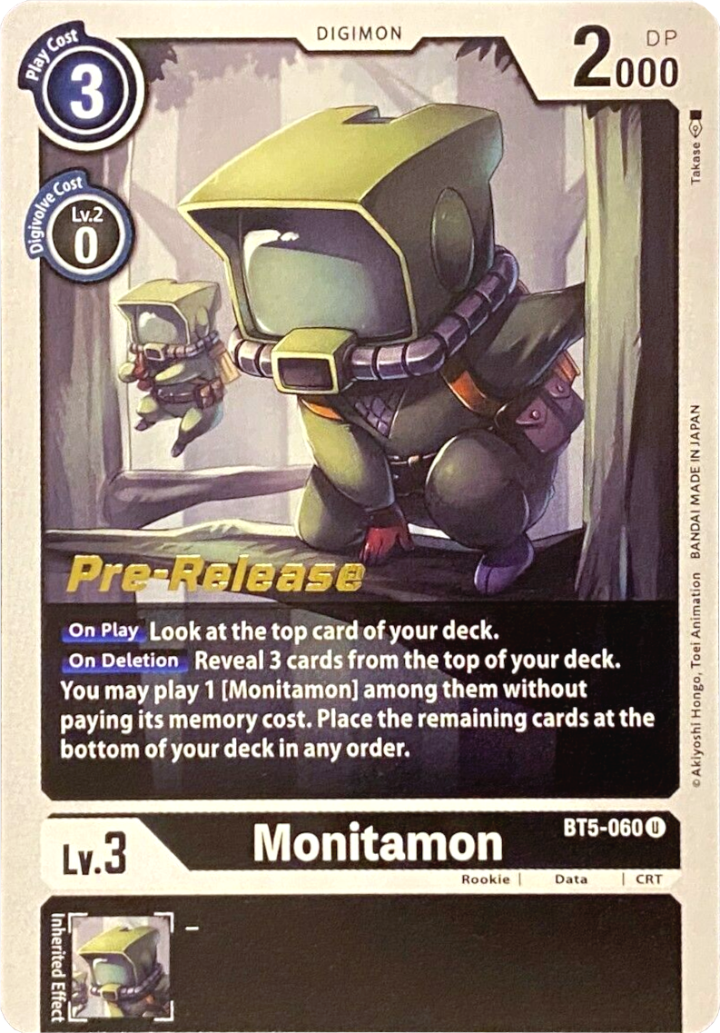 Monitamon [BT5-060] [Battle of Omni Pre-Release Promos] | Play N Trade Winnipeg