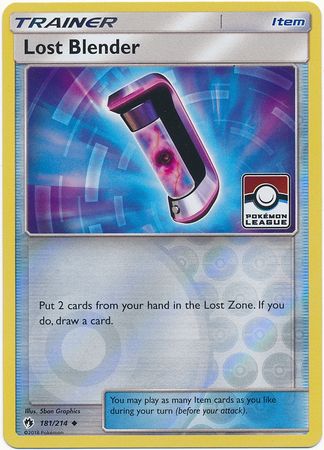 Lost Blender (181/214) (League Promo) [Sun & Moon: Lost Thunder] | Play N Trade Winnipeg