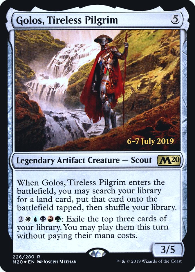 Golos, Tireless Pilgrim  [Core Set 2020 Prerelease Promos] | Play N Trade Winnipeg