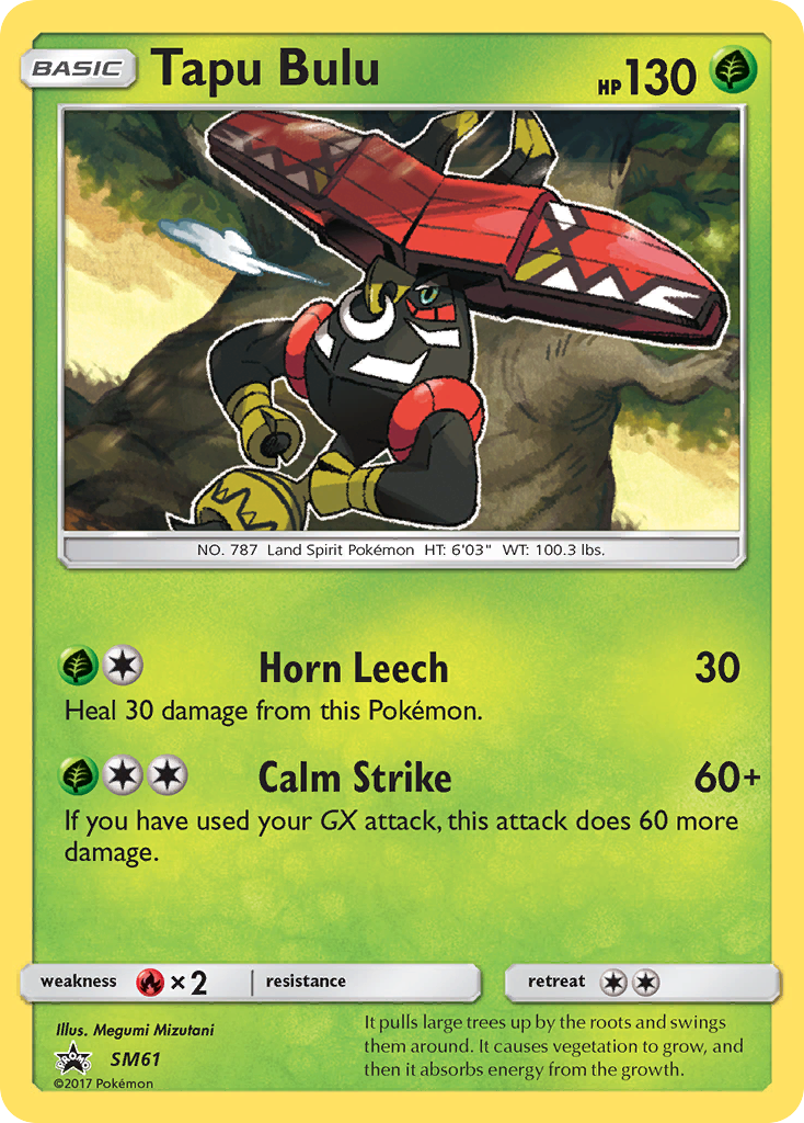 Tapu Bulu (SM61) [Sun & Moon: Black Star Promos] | Play N Trade Winnipeg