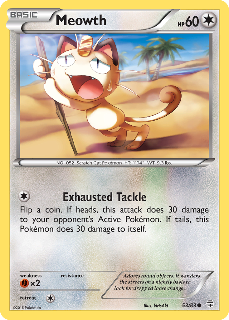 Meowth (53/83) [XY: Generations] | Play N Trade Winnipeg