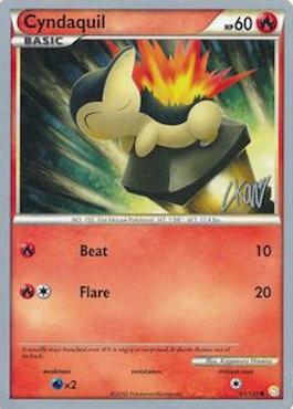 Cyndaquil (61/123) (Reshiphlosion - Christopher Kan) [World Championships 2011] | Play N Trade Winnipeg