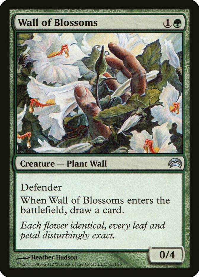 Wall of Blossoms [Planechase 2012] | Play N Trade Winnipeg