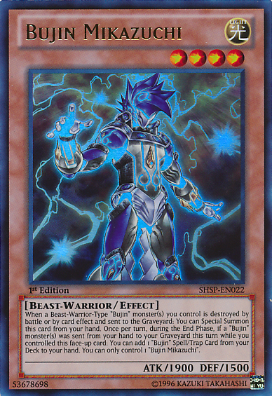Bujin Mikazuchi [SHSP-EN022] Ultra Rare | Play N Trade Winnipeg