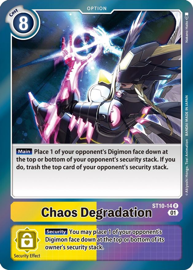 Chaos Degradation [ST10-14] [Starter Deck: Parallel World Tactician] | Play N Trade Winnipeg