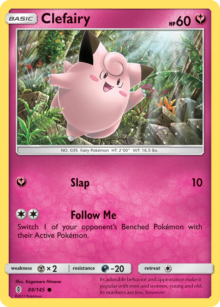 Clefairy (88/145) [Sun & Moon: Guardians Rising] | Play N Trade Winnipeg