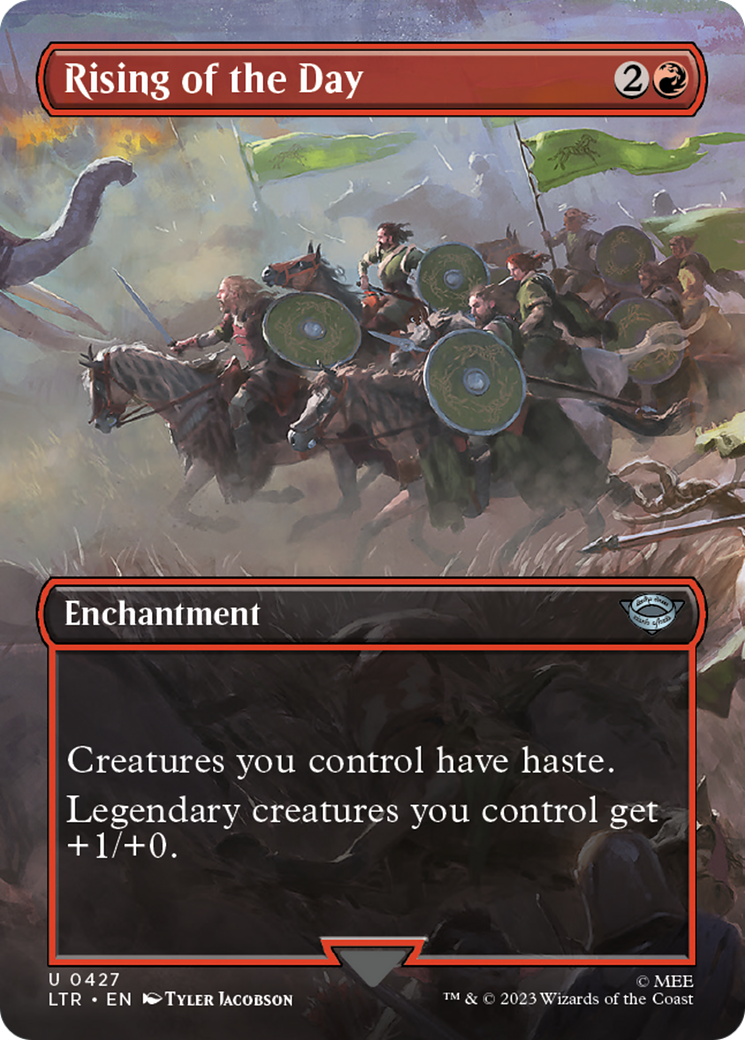Rising of the Day (Borderless Alternate Art) [The Lord of the Rings: Tales of Middle-Earth] | Play N Trade Winnipeg