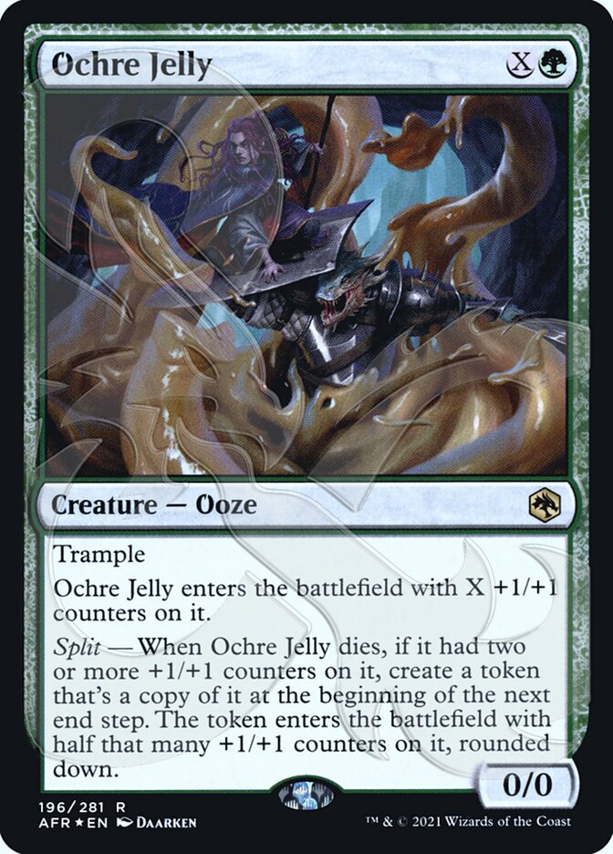 Ochre Jelly (Ampersand Promo) [Dungeons & Dragons: Adventures in the Forgotten Realms Promos] | Play N Trade Winnipeg