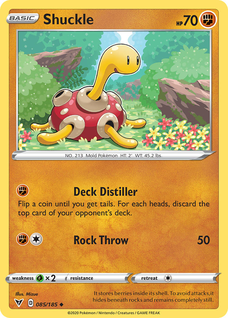 Shuckle (085/185) [Sword & Shield: Vivid Voltage] | Play N Trade Winnipeg