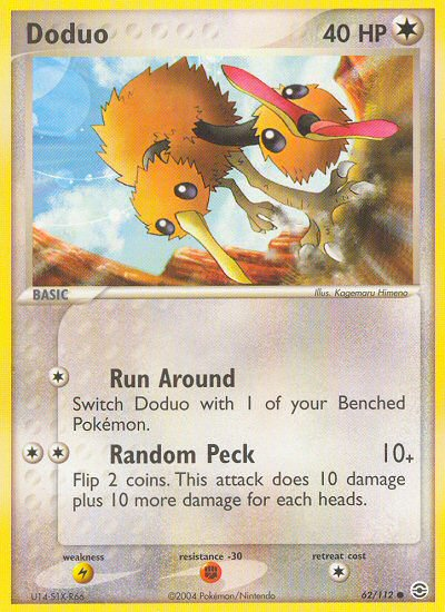 Doduo (62/112) [EX: FireRed & LeafGreen] | Play N Trade Winnipeg