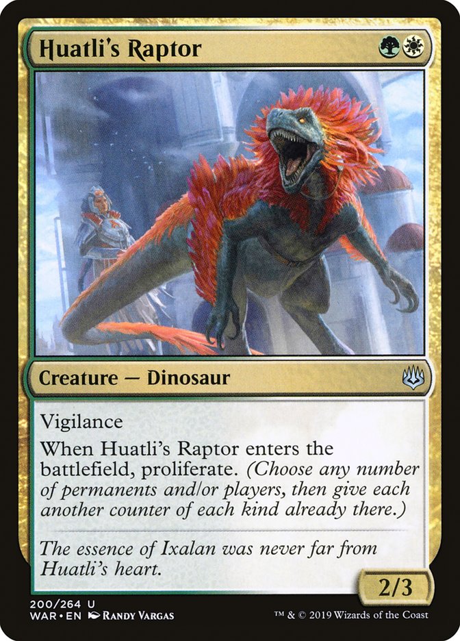 Huatli's Raptor [War of the Spark] | Play N Trade Winnipeg