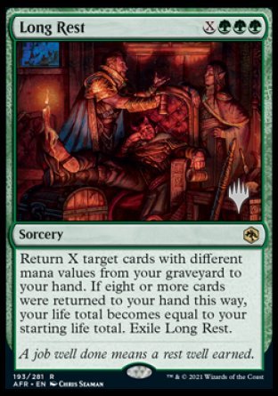 Long Rest (Promo Pack) [Dungeons & Dragons: Adventures in the Forgotten Realms Promos] | Play N Trade Winnipeg