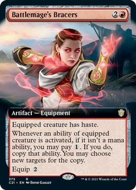 Battlemage's Bracers (Extended) [Commander 2021] | Play N Trade Winnipeg