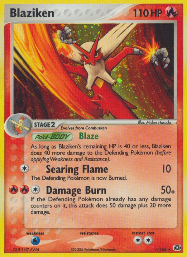 Blaziken (1/106) (Theme Deck Exclusive) [EX: Emerald] | Play N Trade Winnipeg