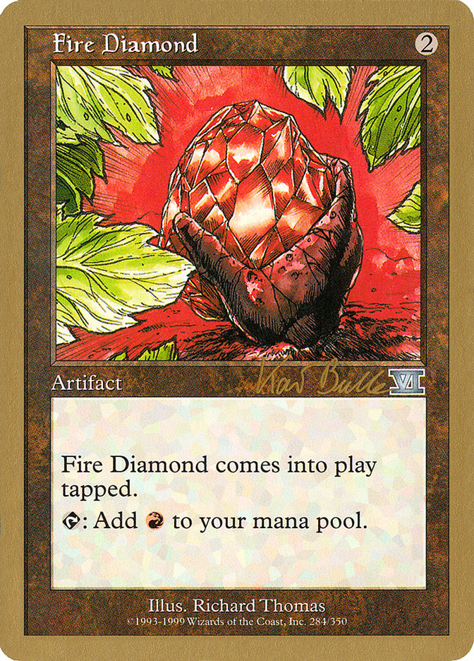 Fire Diamond (Kai Budde) [World Championship Decks 1999] | Play N Trade Winnipeg