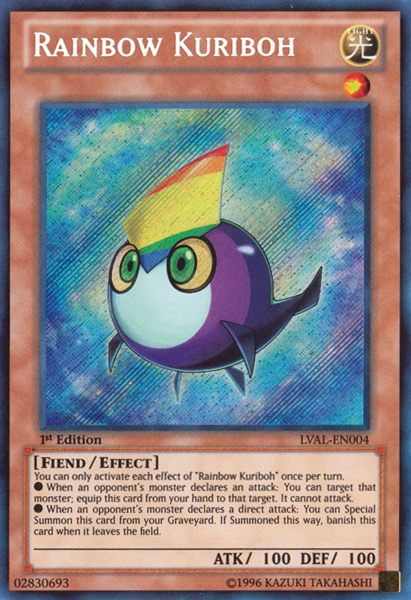 Rainbow Kuriboh [LVAL-EN004] Secret Rare | Play N Trade Winnipeg