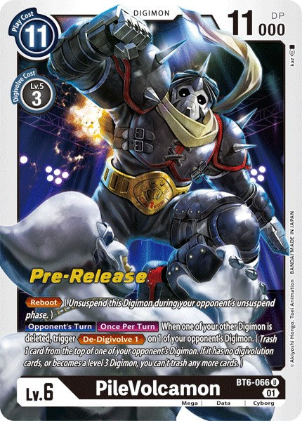 PileVolcamon [BT6-066] [Double Diamond Pre-Release Cards] | Play N Trade Winnipeg