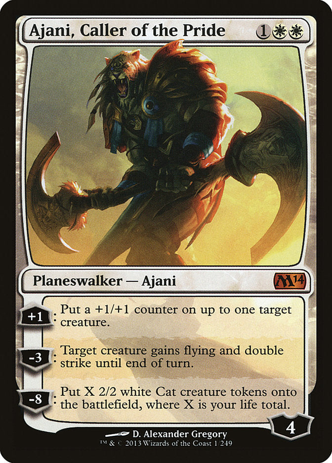 Ajani, Caller of the Pride [Magic 2014] | Play N Trade Winnipeg