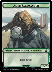 Alien Salamander // Mutant Double-Sided Token [Doctor Who Tokens] | Play N Trade Winnipeg