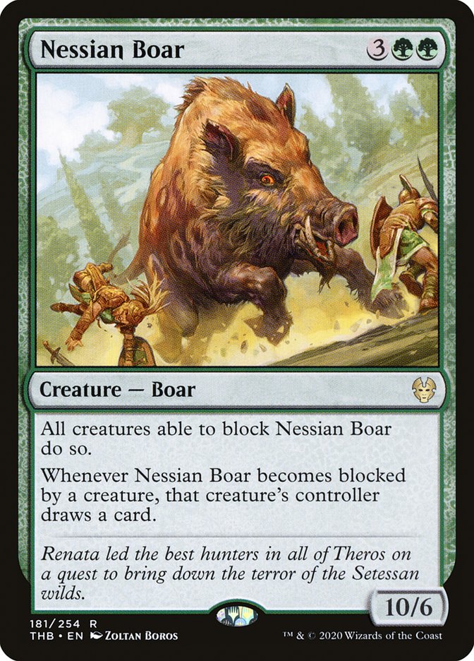 Nessian Boar [Theros Beyond Death] | Play N Trade Winnipeg