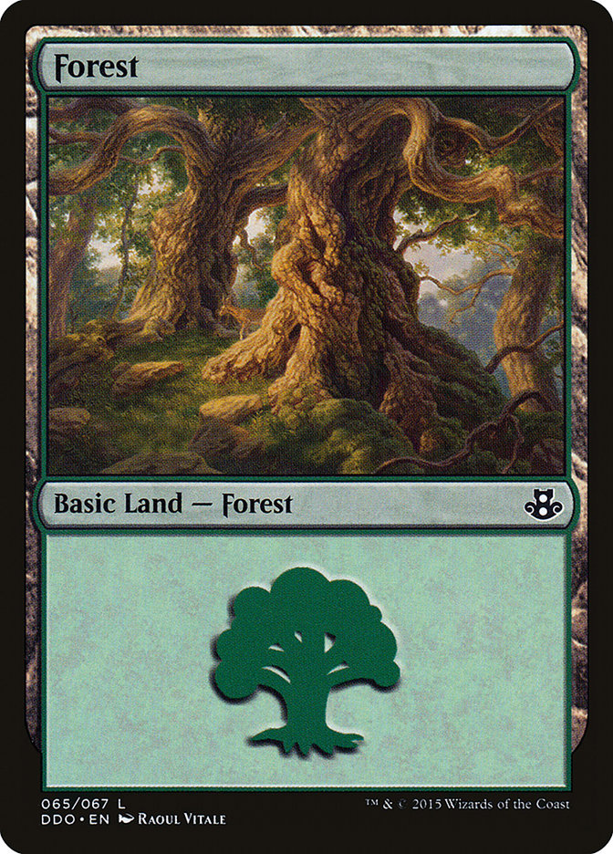 Forest (65) [Duel Decks: Elspeth vs. Kiora] | Play N Trade Winnipeg