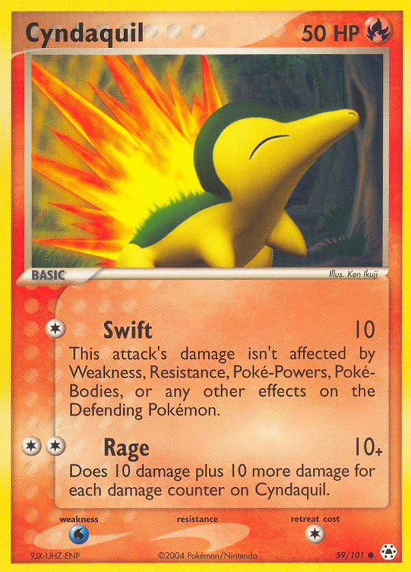 Cyndaquil (59/101) [EX: Hidden Legends] | Play N Trade Winnipeg