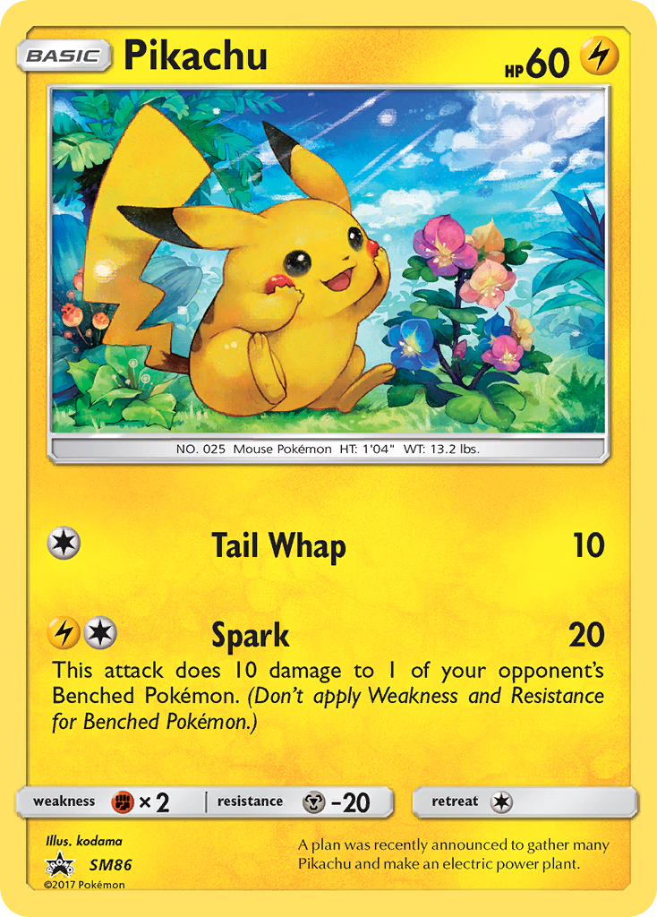 Pikachu (SM86) [Sun & Moon: Black Star Promos] | Play N Trade Winnipeg