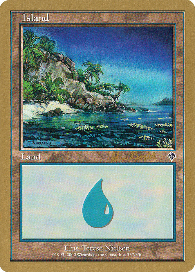 Island (ab337) (Alex Borteh) [World Championship Decks 2001] | Play N Trade Winnipeg