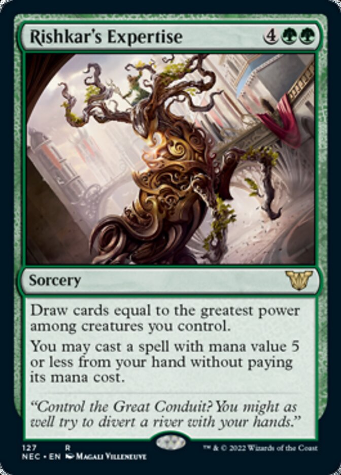 Rishkar's Expertise [Kamigawa: Neon Dynasty Commander] | Play N Trade Winnipeg