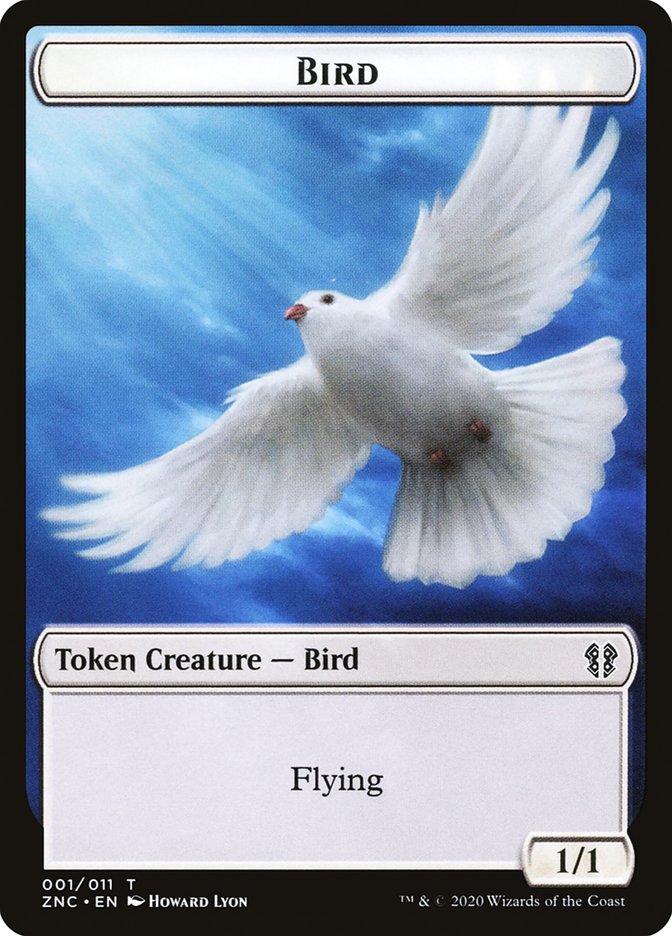 Bird // Kor Ally Double-sided Token [Zendikar Rising Commander Tokens] | Play N Trade Winnipeg