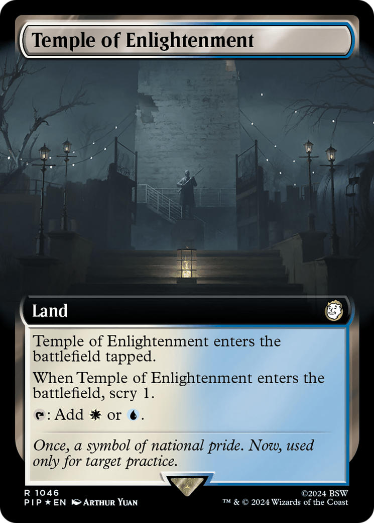 Temple of Enlightenment (Extended Art) (Surge Foil) [Fallout] | Play N Trade Winnipeg