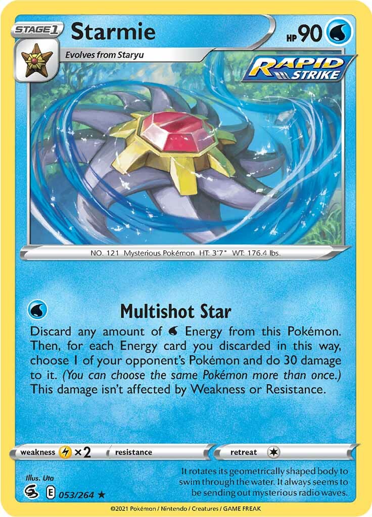 Starmie (053/264) [Sword & Shield: Fusion Strike] | Play N Trade Winnipeg