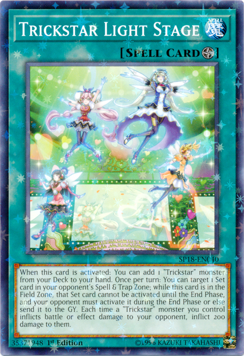 Trickstar Light Stage [SP18-EN040] Starfoil Rare | Play N Trade Winnipeg