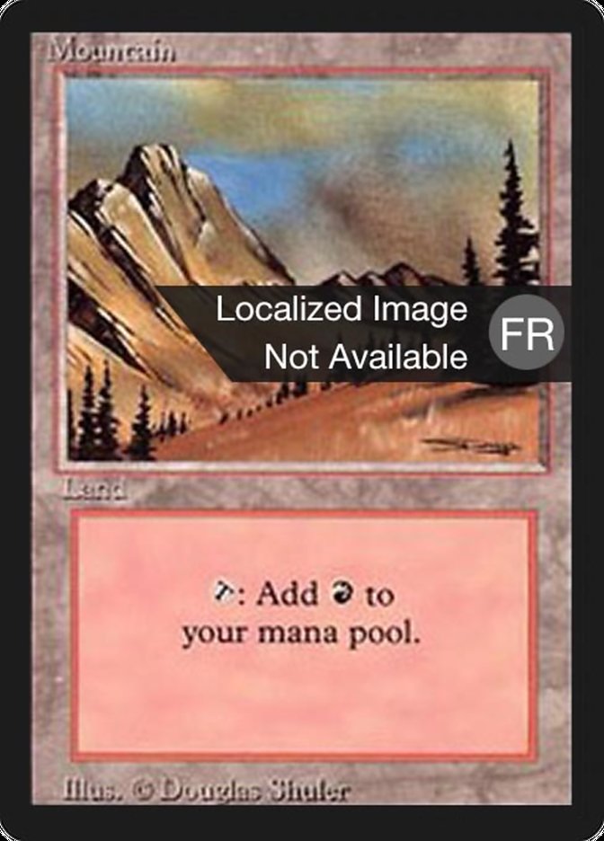 Mountain (C) [Foreign Black Border] | Play N Trade Winnipeg