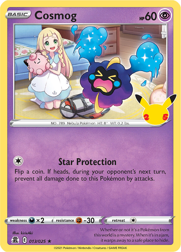 Cosmog (013/025) [Celebrations: 25th Anniversary] | Play N Trade Winnipeg