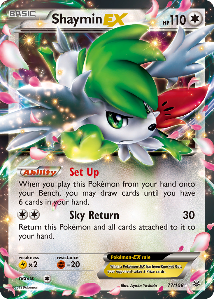 Shaymin EX (77/108) [XY: Roaring Skies] | Play N Trade Winnipeg