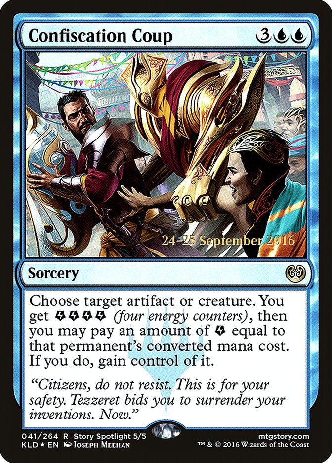 Confiscation Coup  [Kaladesh Prerelease Promos] | Play N Trade Winnipeg